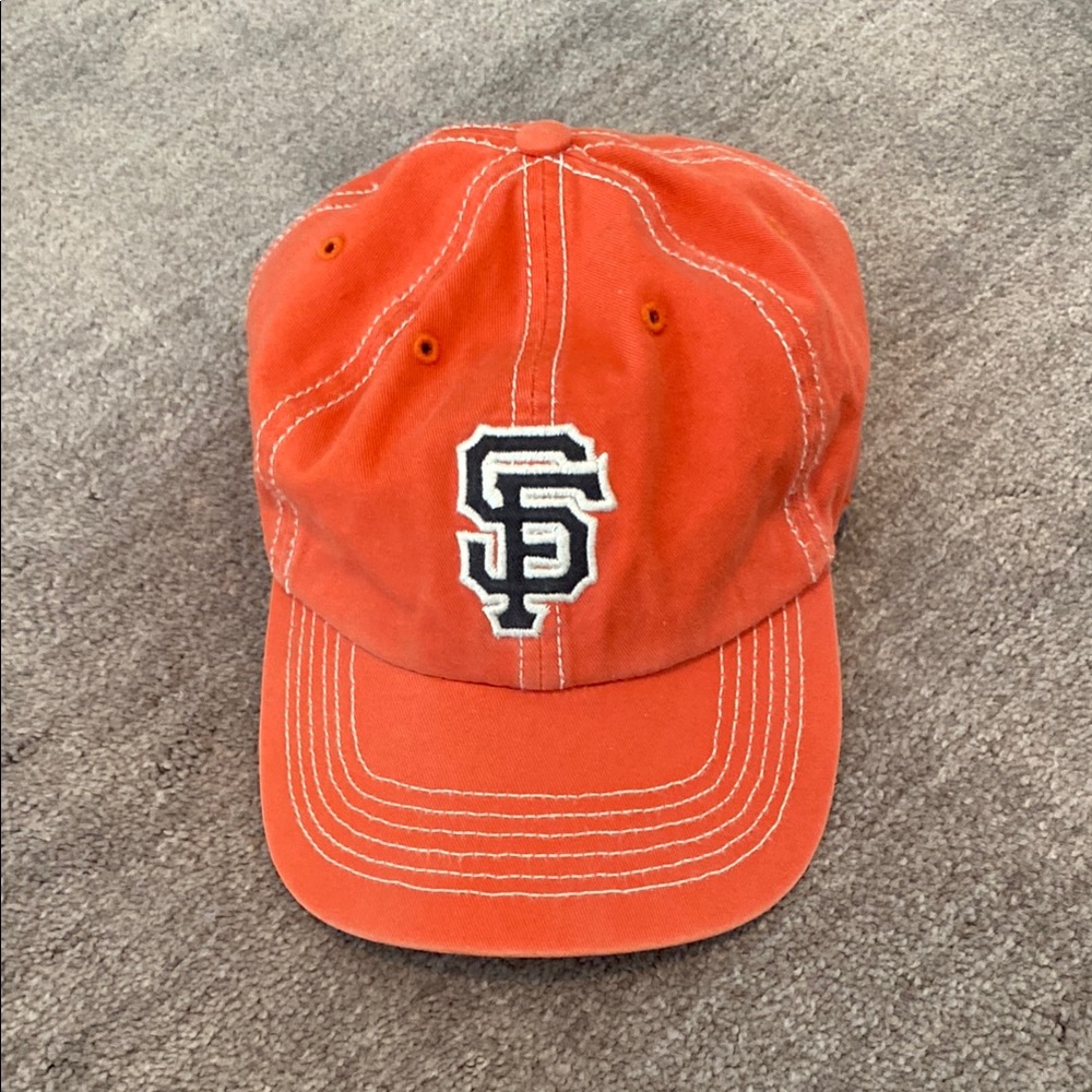 Orange Baseball Cap with Logo